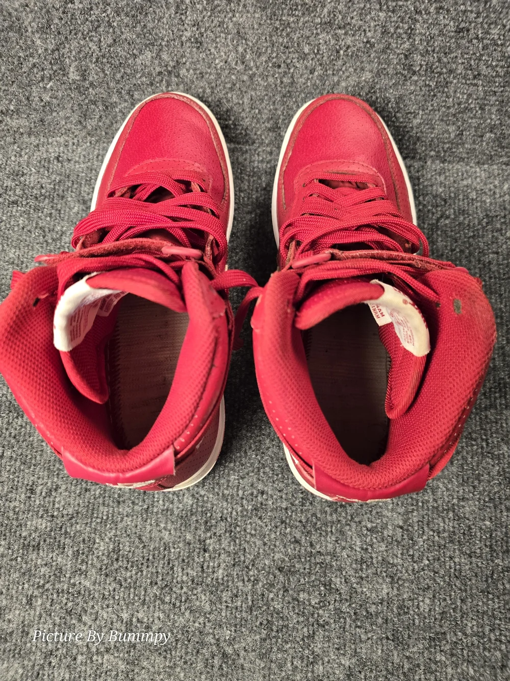 Nike Air Force 1 High 'Gym Red Perforated' Men's Size 8 (315121-606)